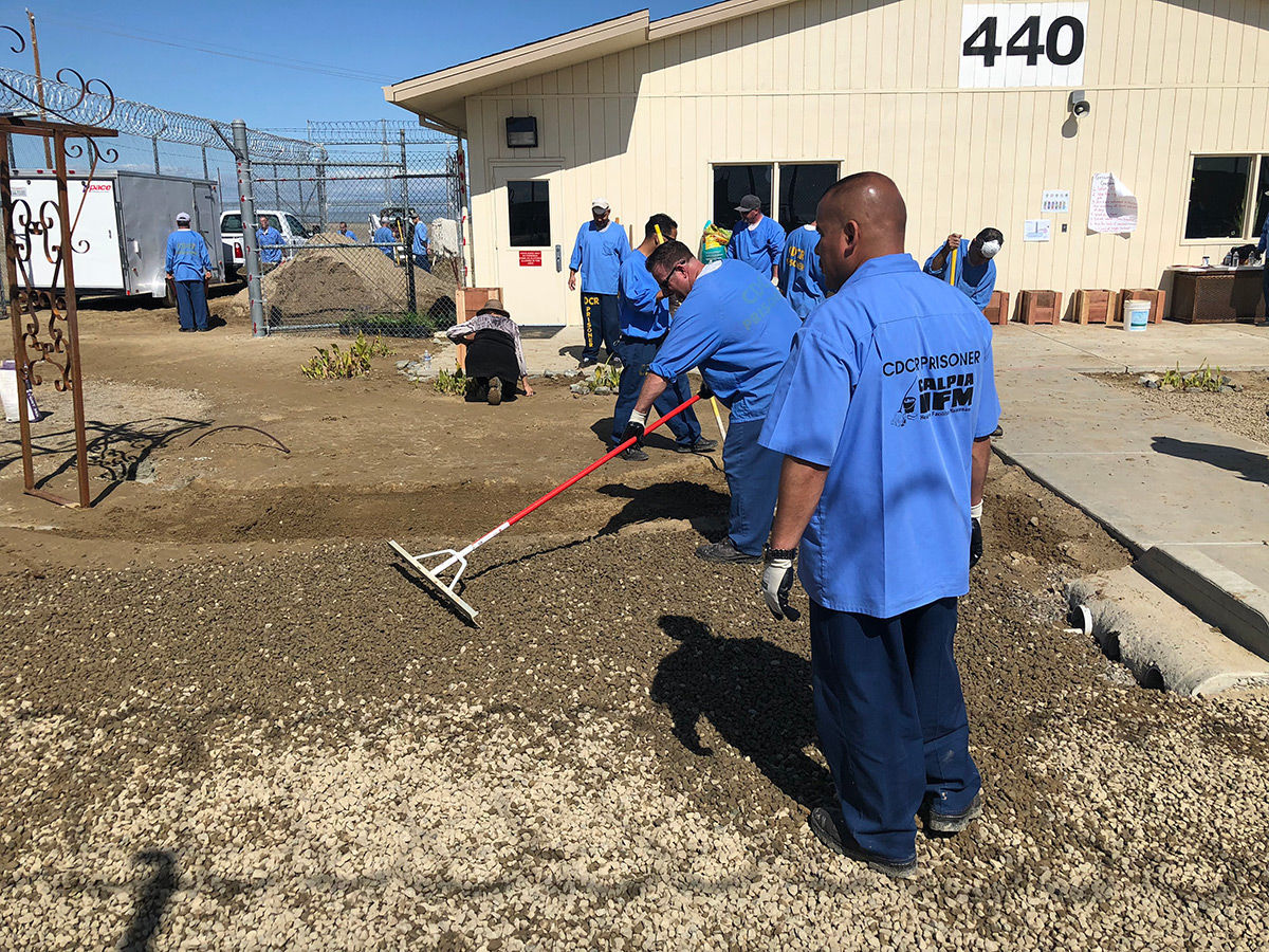 Avenal State Prison garden